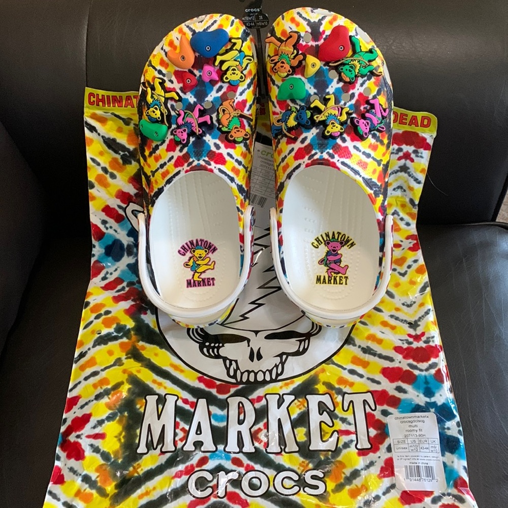 CROCS and Chinatown Market. New with tags.